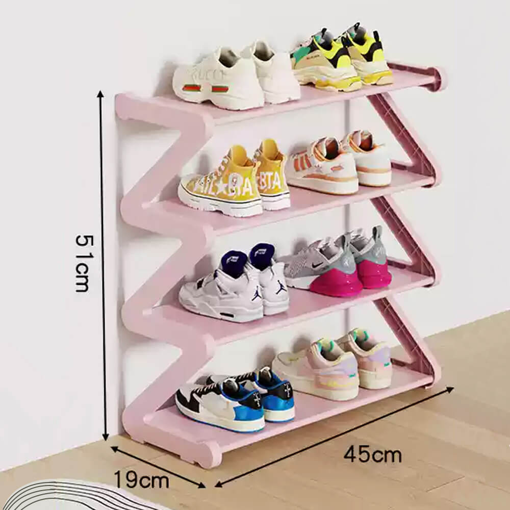 Z-shaped Childish Shoe Rack