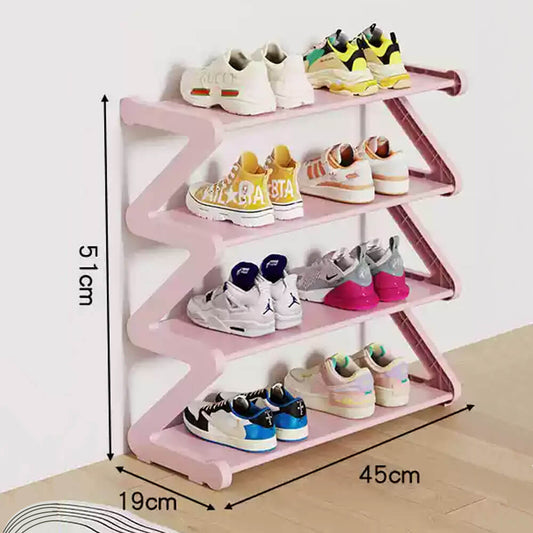 Z-shaped Childish Shoe Rack