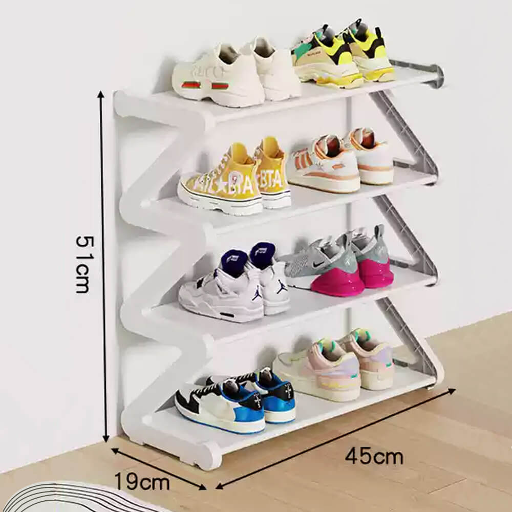 Z-shaped Childish Shoe Rack