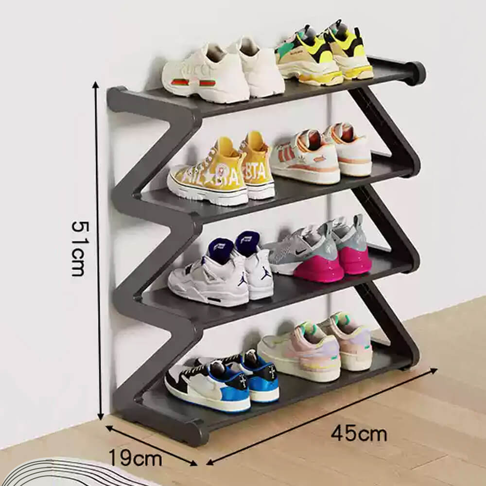 Z-shaped Childish Shoe Rack