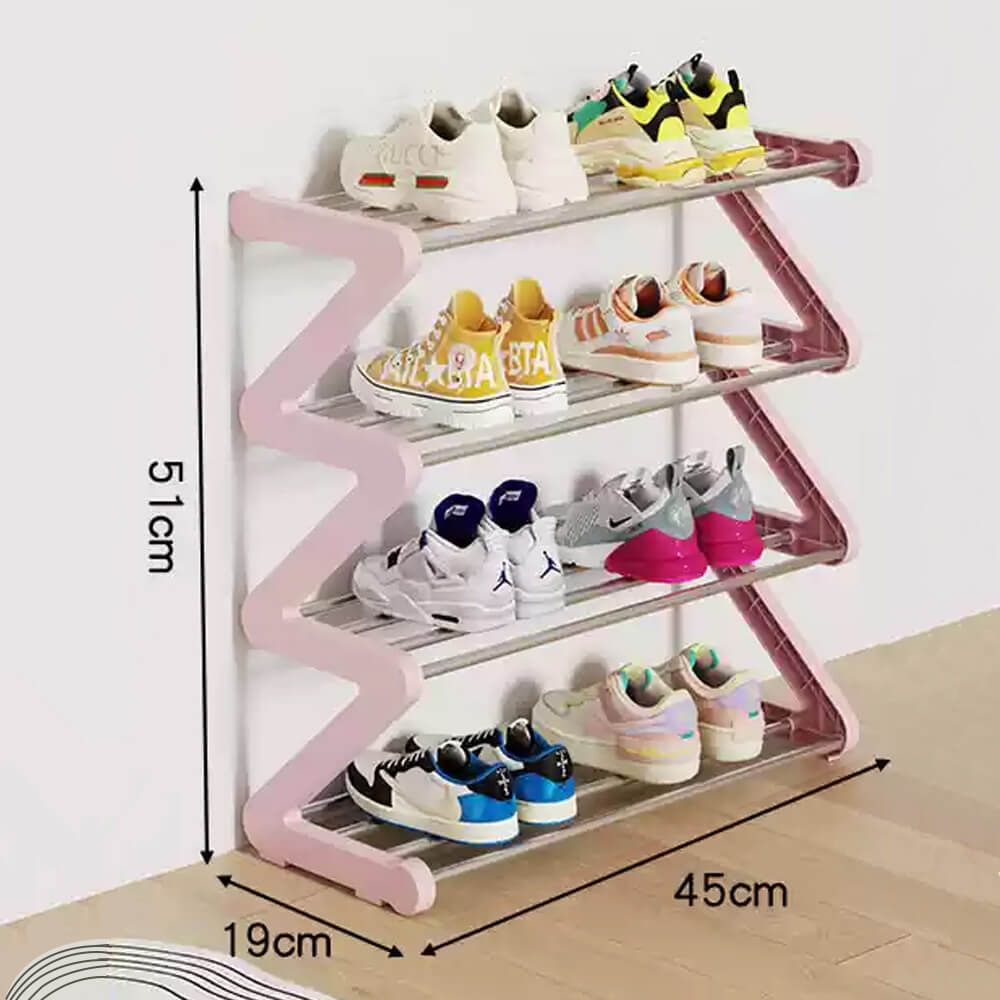 Z-shaped Childish Shoe Rack