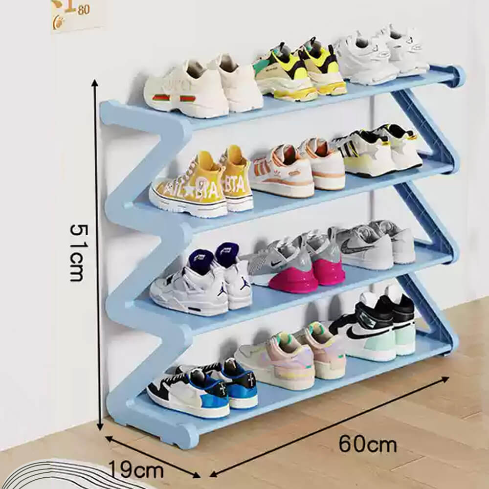 Z-shaped Childish Shoe Rack