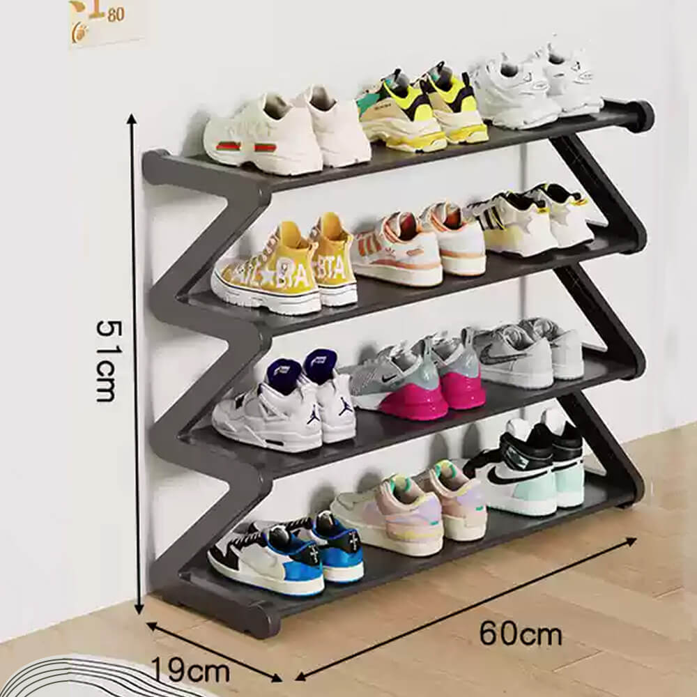 Z-shaped Childish Shoe Rack