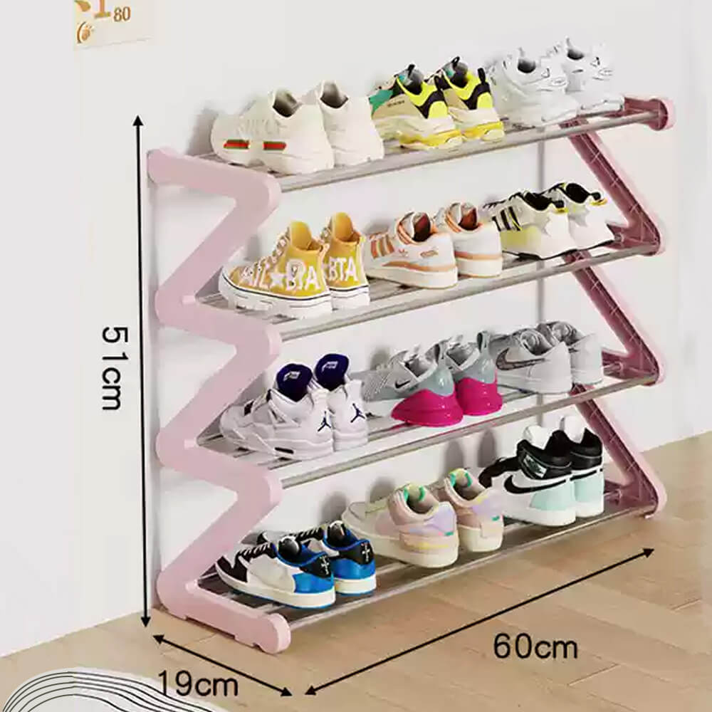 Z-shaped Childish Shoe Rack