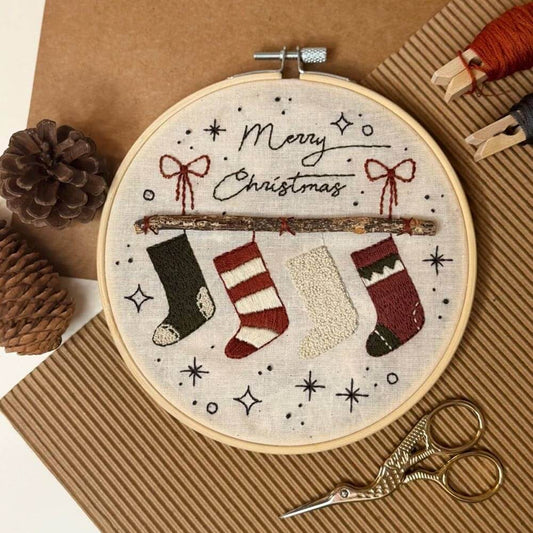 DIY Beginner Christmas Embroidery Kit