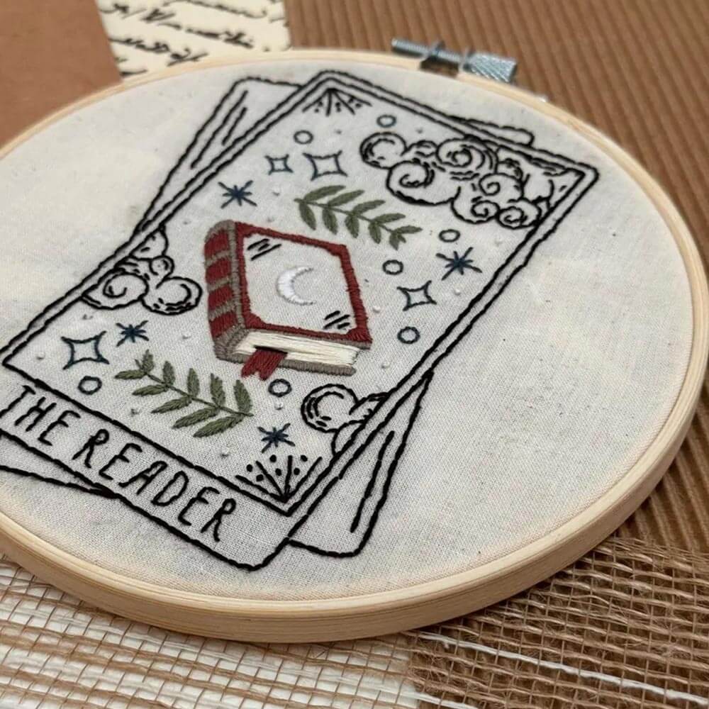 DIY winter Cat Embroidery Kit