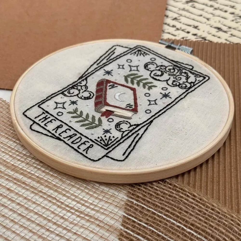 DIY winter Cat Embroidery Kit