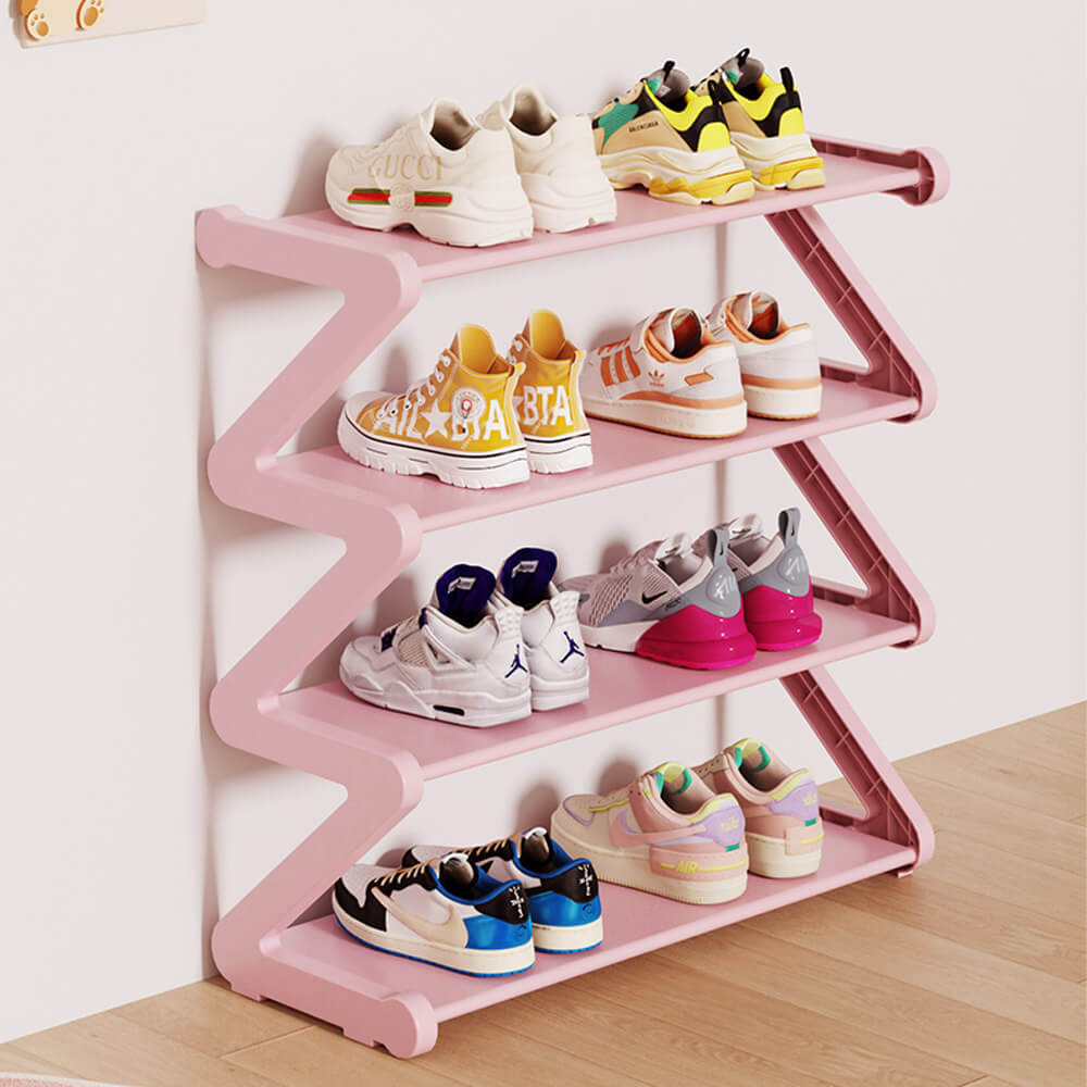 Z-shaped Childish Shoe Rack