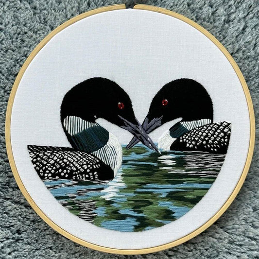 Black Swan Embroidery Kit Set